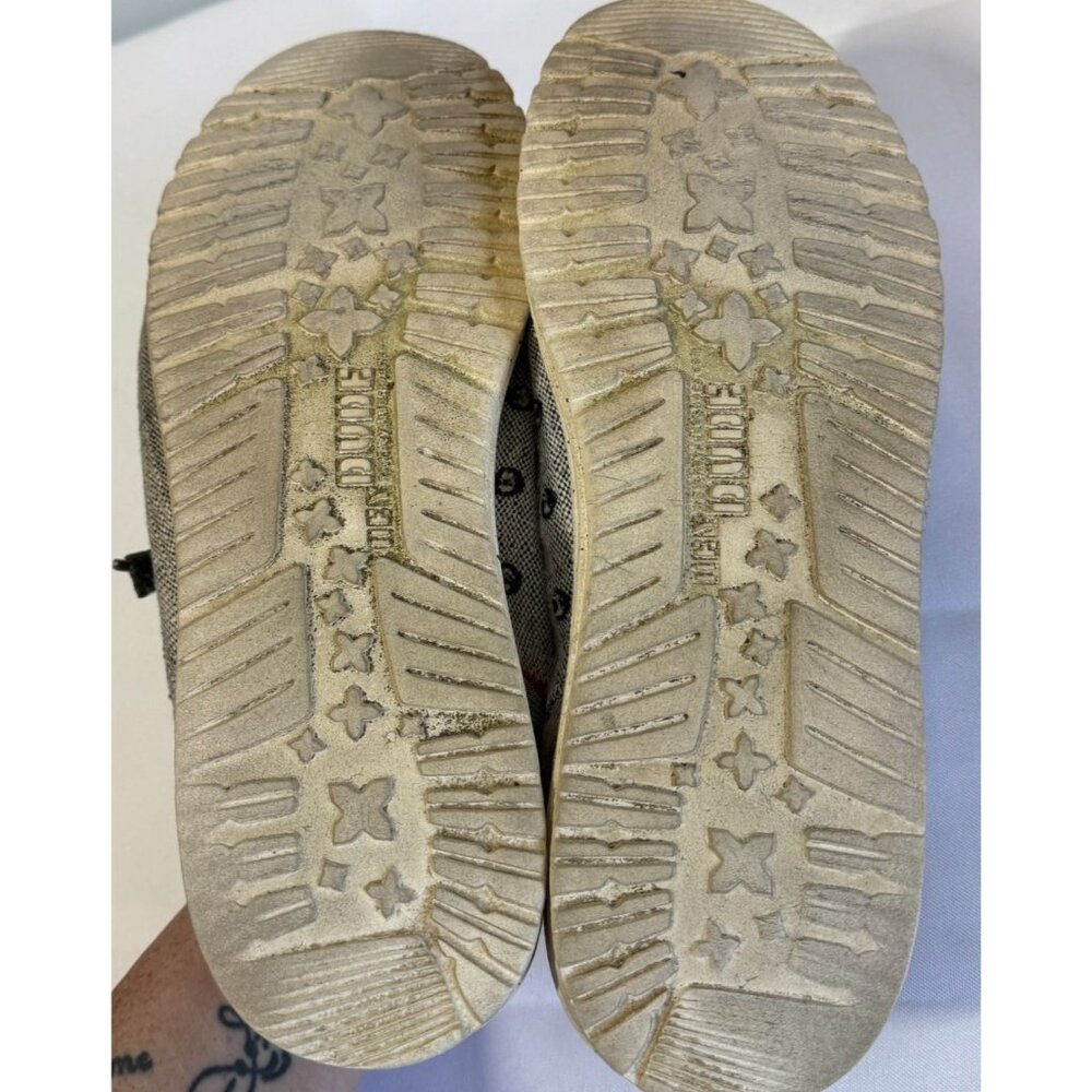 Hey Dude Wally Funk Casual Shoes Ento Gray Mens 11 Aztec Stretch Comfort Loafer - Picture 8 of 9